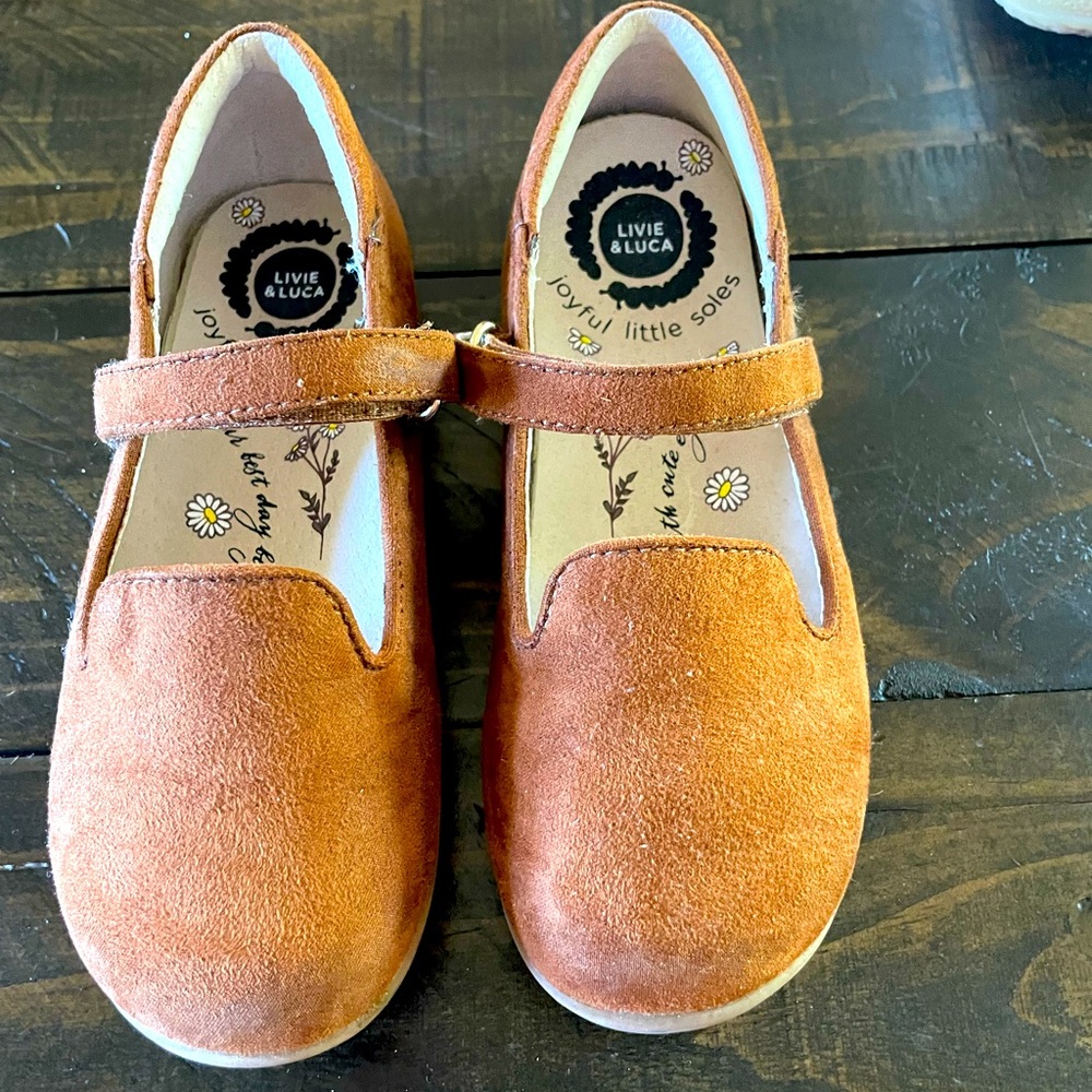 Livie and Luca brown suede dress shoes size 11